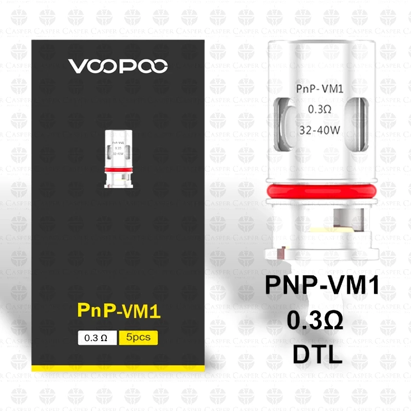 VOOPOO FILTRO/COIL PNP VM1 0.3 **UNITARIO**