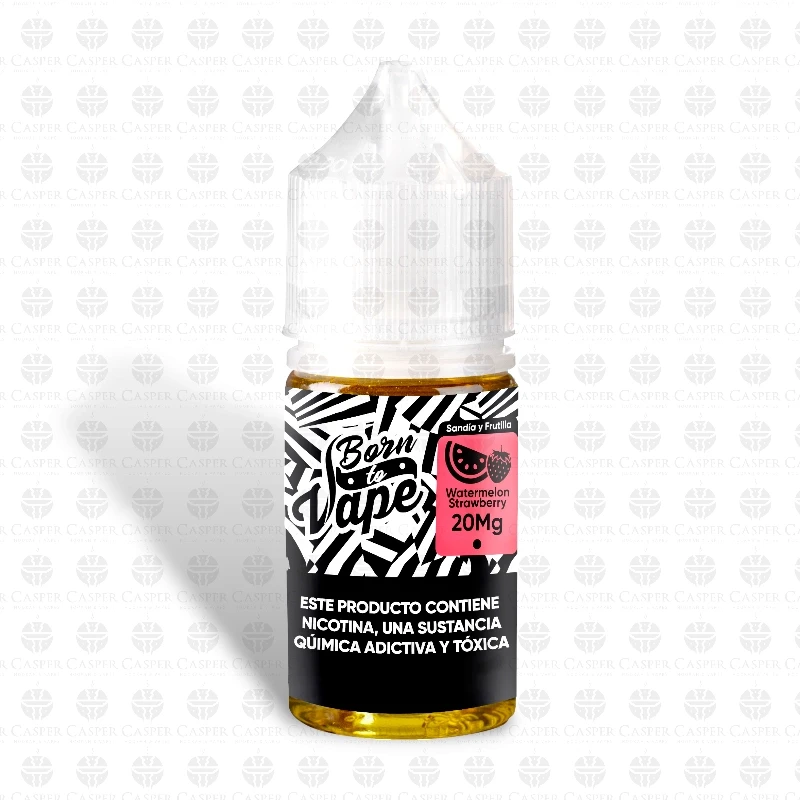 BORN TO VAPE 30ML-50MG WATERMELON STRAWBERRY