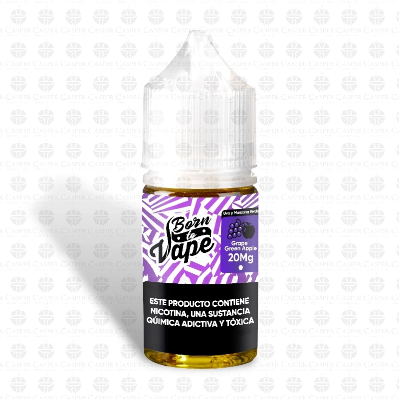 BORN TO VAPE 30ML-50MG GRAPE GREEN APPLE