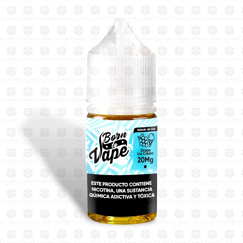 BORN TO VAPE 30ML-50MG GRAPE ICE CREAM