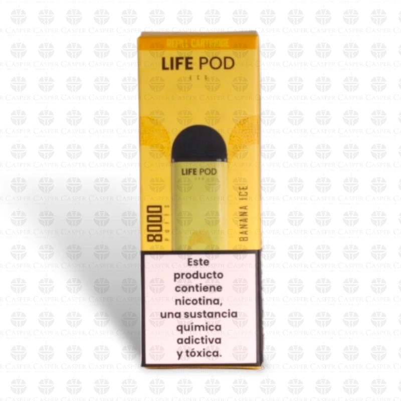 LIFE POD CARTUCHO 8000 PUFF BANANA ICE