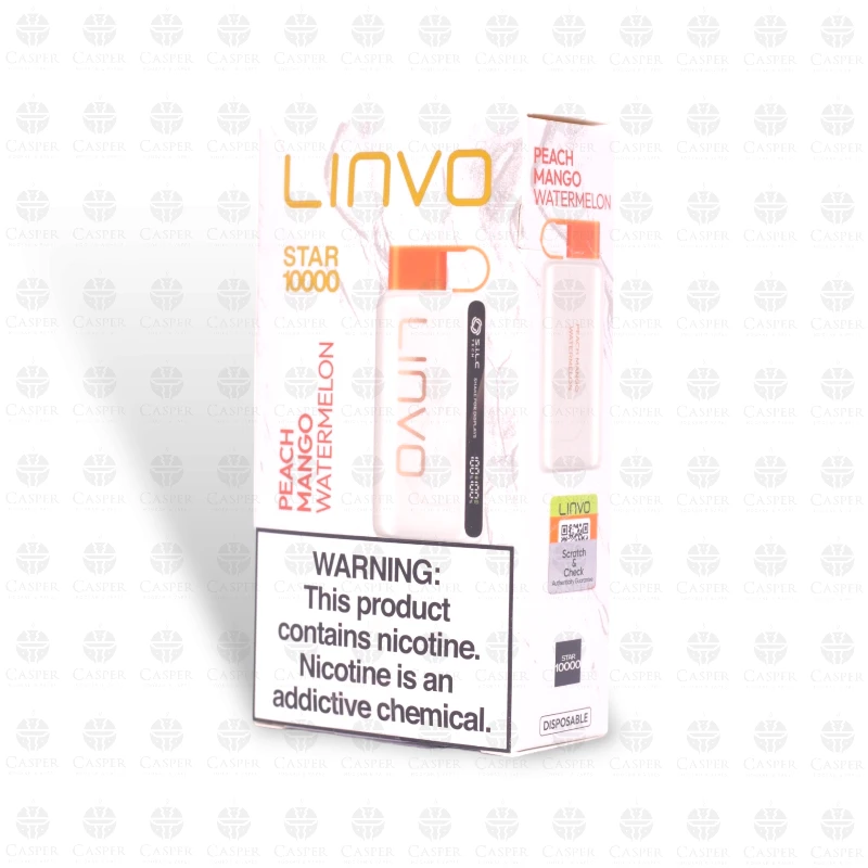 LINVO STAR 10000 PUFF PEACH MANGO WATERMELON