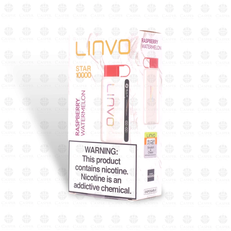 LINVO STAR 10000 PUFF RASPBERRY WATERMELON