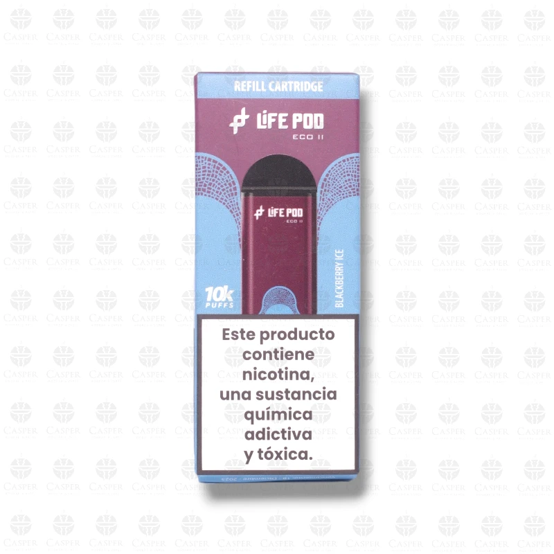 LIFE POD ECO II CARTUCHO 10000 PUFF BLACKBERRY ICE