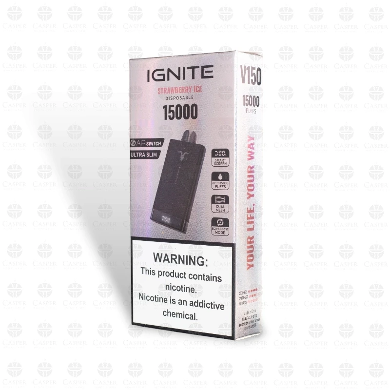 IGNITE V150 15000 PUFF STRAWBERRY ICE