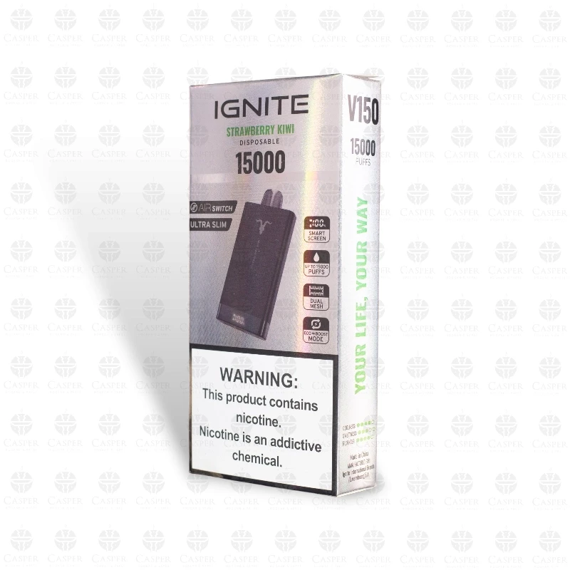 IGNITE V150 15000 PUFF STRAWBERRY KIWI