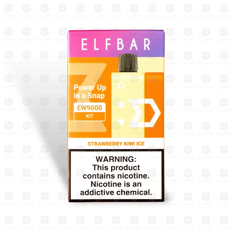 ELF BAR KIT EW 9000 PUFF STRAWBERRY KIWI ICE