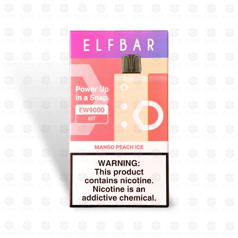 ELF BAR KIT EW 9000 PUFF MANGO PEACH ICE