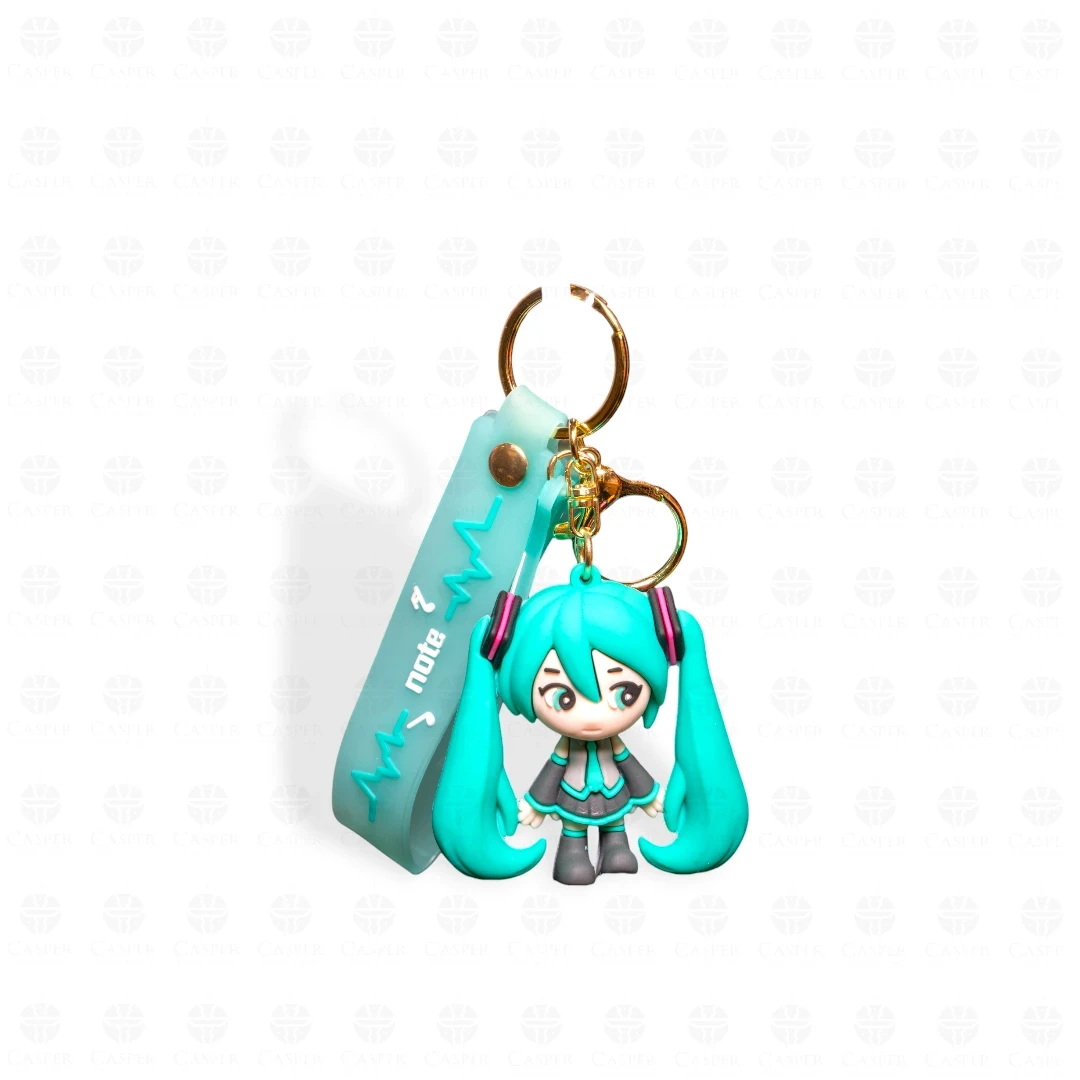 LLAVERO HATSUNE MIKU COLEGIALA VERDE