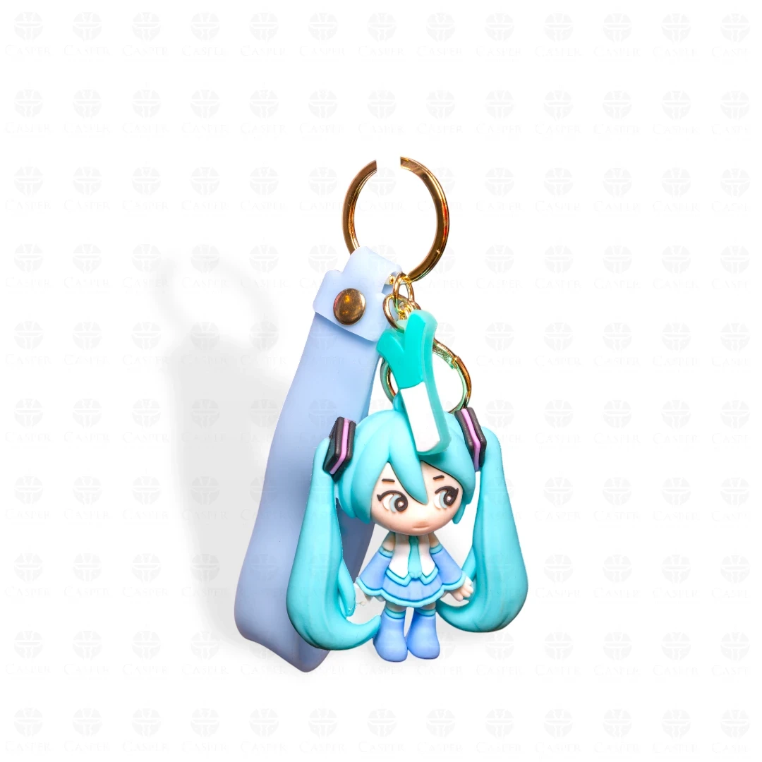 LLAVERO HATSUNE MIKU COLEGIALA CELESTE