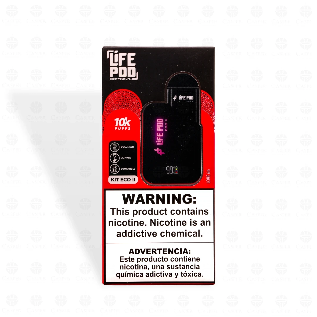 LIFE POD KIT 10000 PUFF LOVE 66