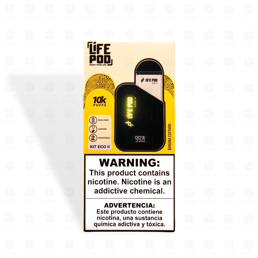 LIFE POD KIT 10000 PUFF BANANA CUSTARD