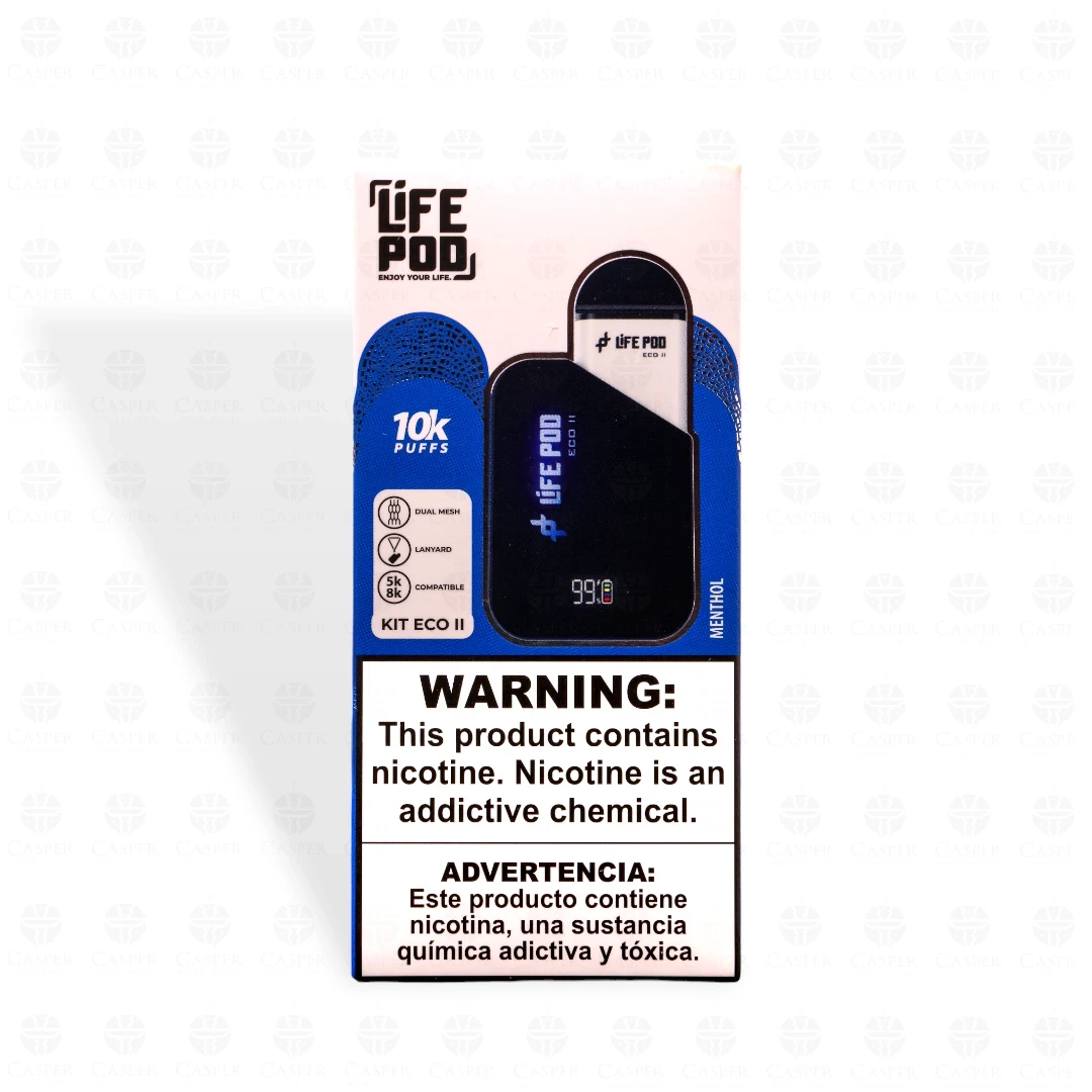 LIFE POD KIT 10000 PUFF MENTHOL