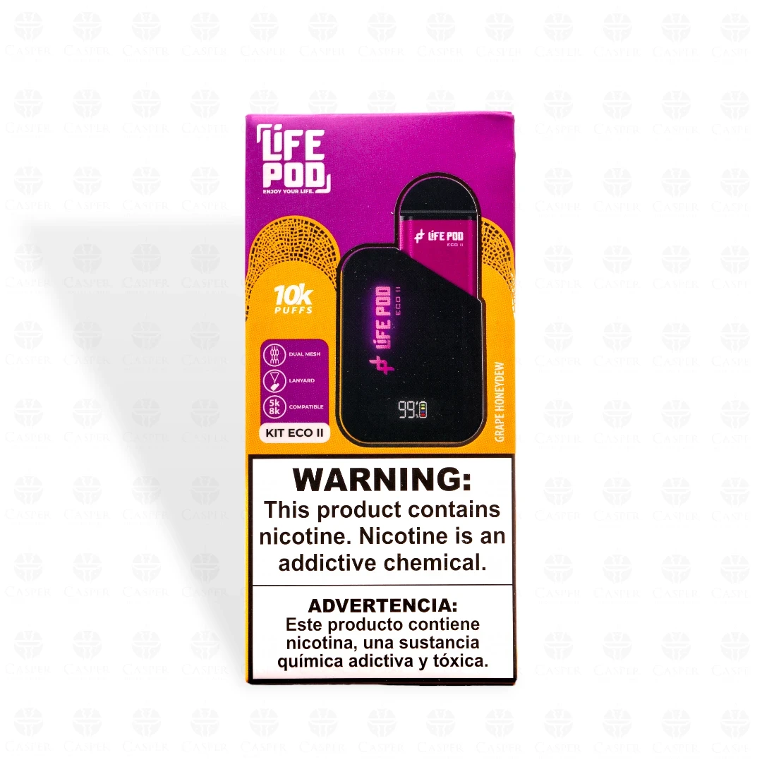 LIFE POD KIT 10000 PUFF GRAPE HONEY