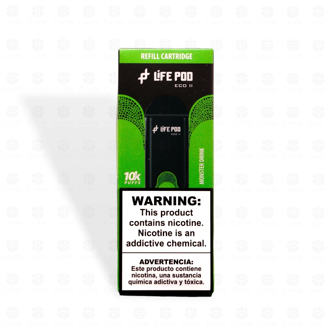 LIFE POD ECO II CARTUCHO 10000 PUFF MONSTER DRINK