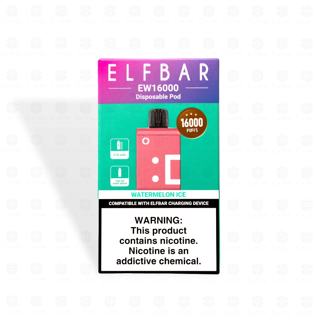 ELF BAR CARTUCHO EW 16000 PUFF WATERMELON ICE