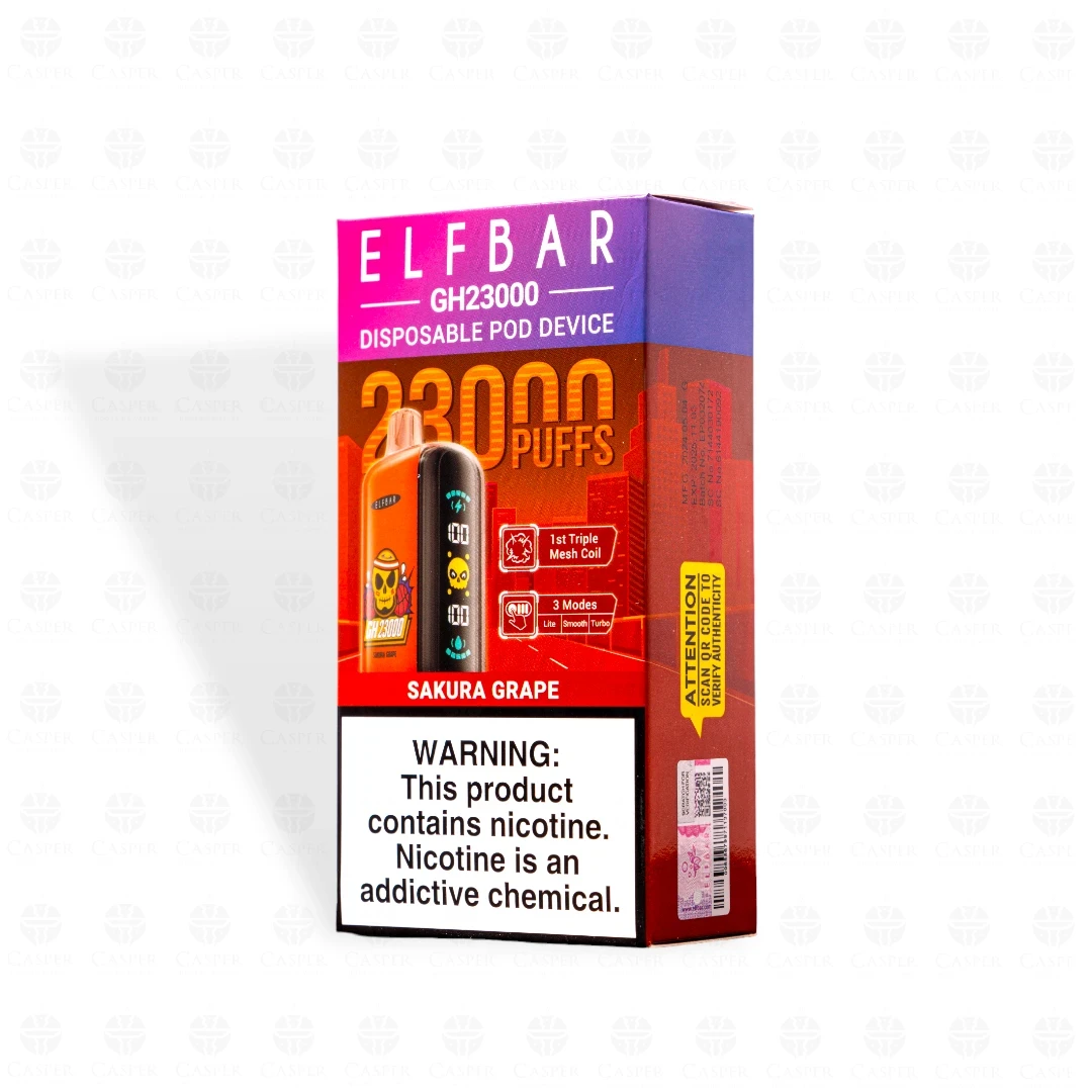 ELF BAR GH 23000 PUFF SAKURA GRAPE