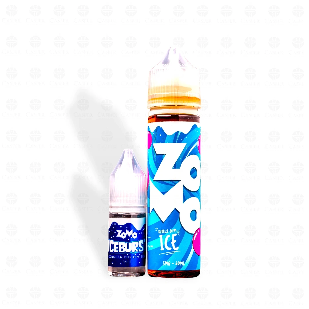 JUICE ZOMO 60ML -3MG NEW NEW BUBBLE GUM ICE