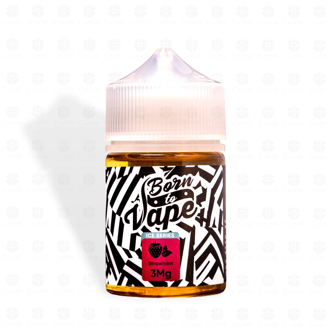 BORN TO VAPE 60ML-3MG STRAWBERRY MINT