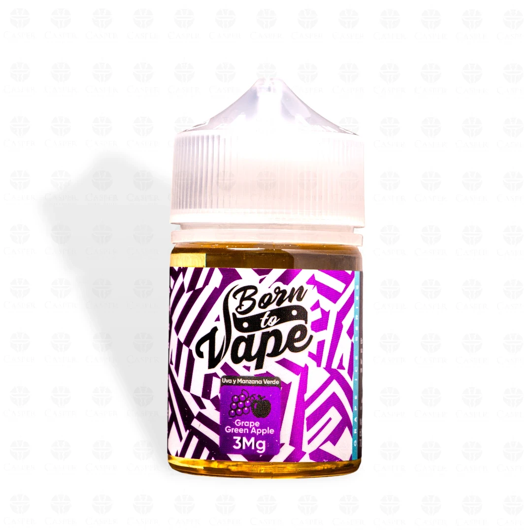 BORN TO VAPE 60ML-3MG GRAPE GREEN APPLE