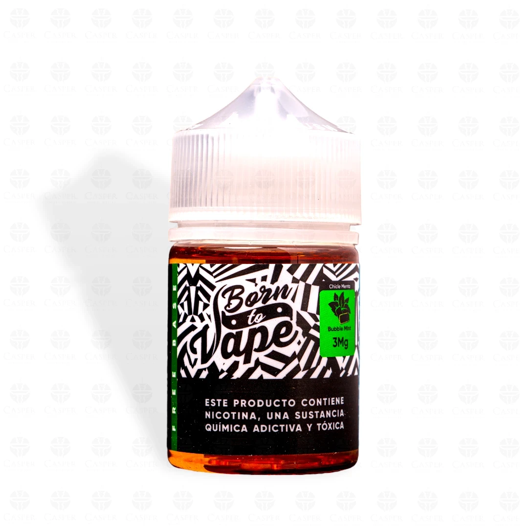 BORN TO VAPE 60ML-3MG BUBBLE MINT