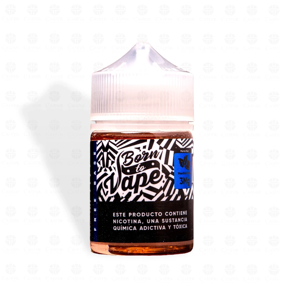 BORN TO VAPE 60ML-3MG MENTHOL HULS