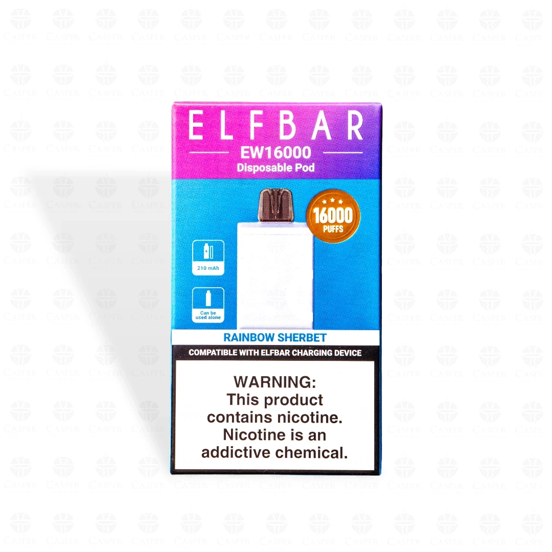 ELF BAR CARTUCHO EW 16000 PUFF RAINBOW SHERBET