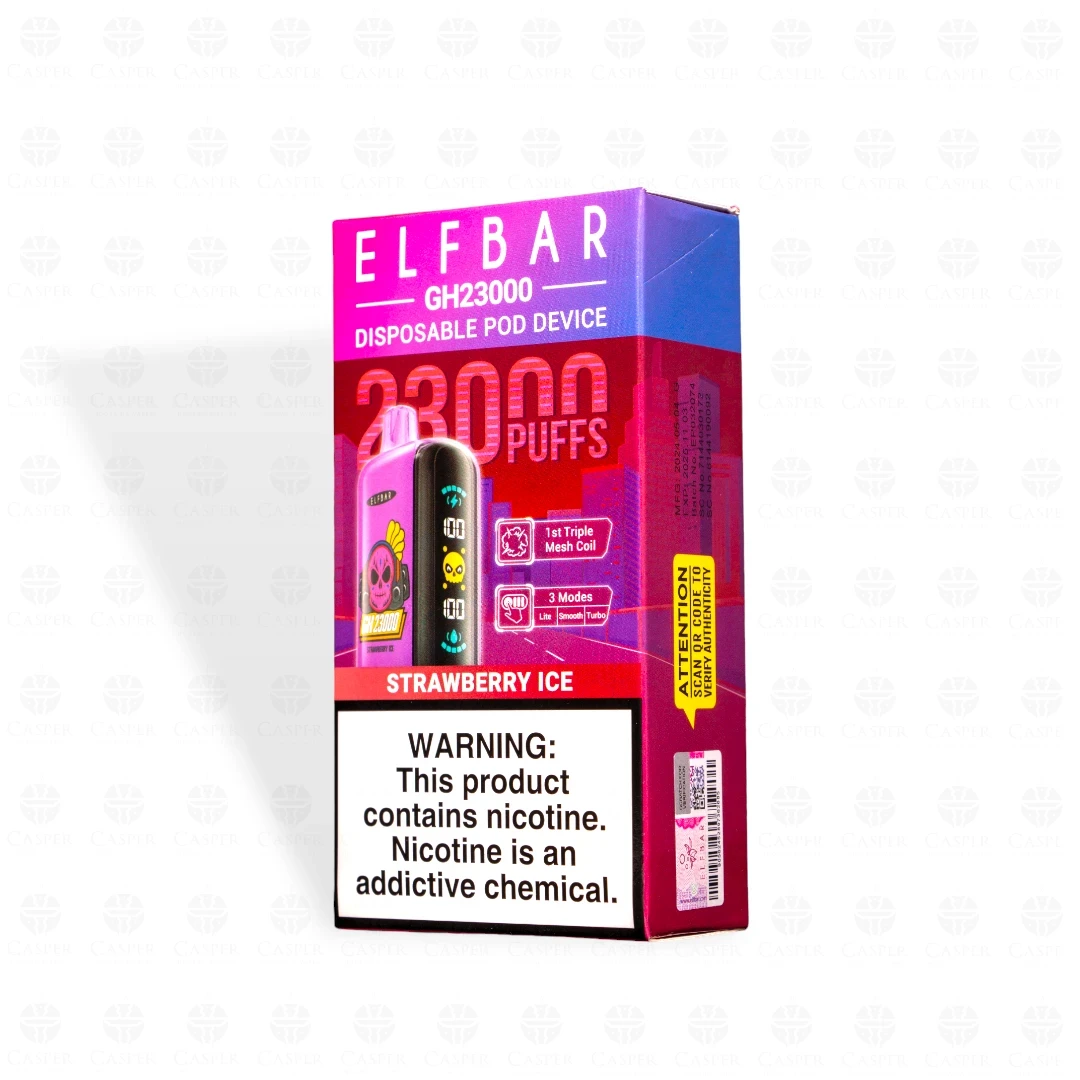 ELF BAR GH 23000 PUFF STRAWBERRY ICE