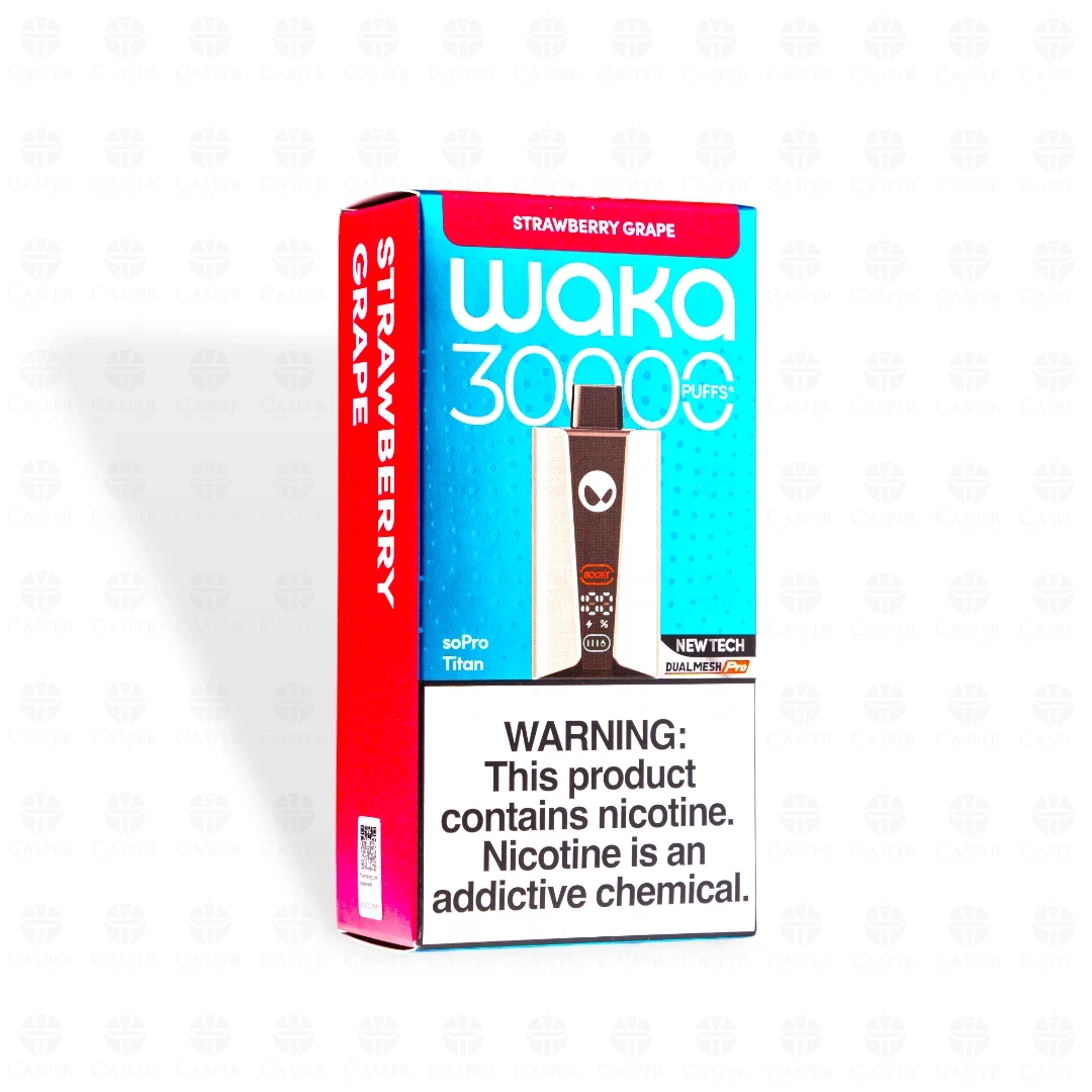 WAKA SOPRO 30,000 PUFF STRAWBERRY GRAPE