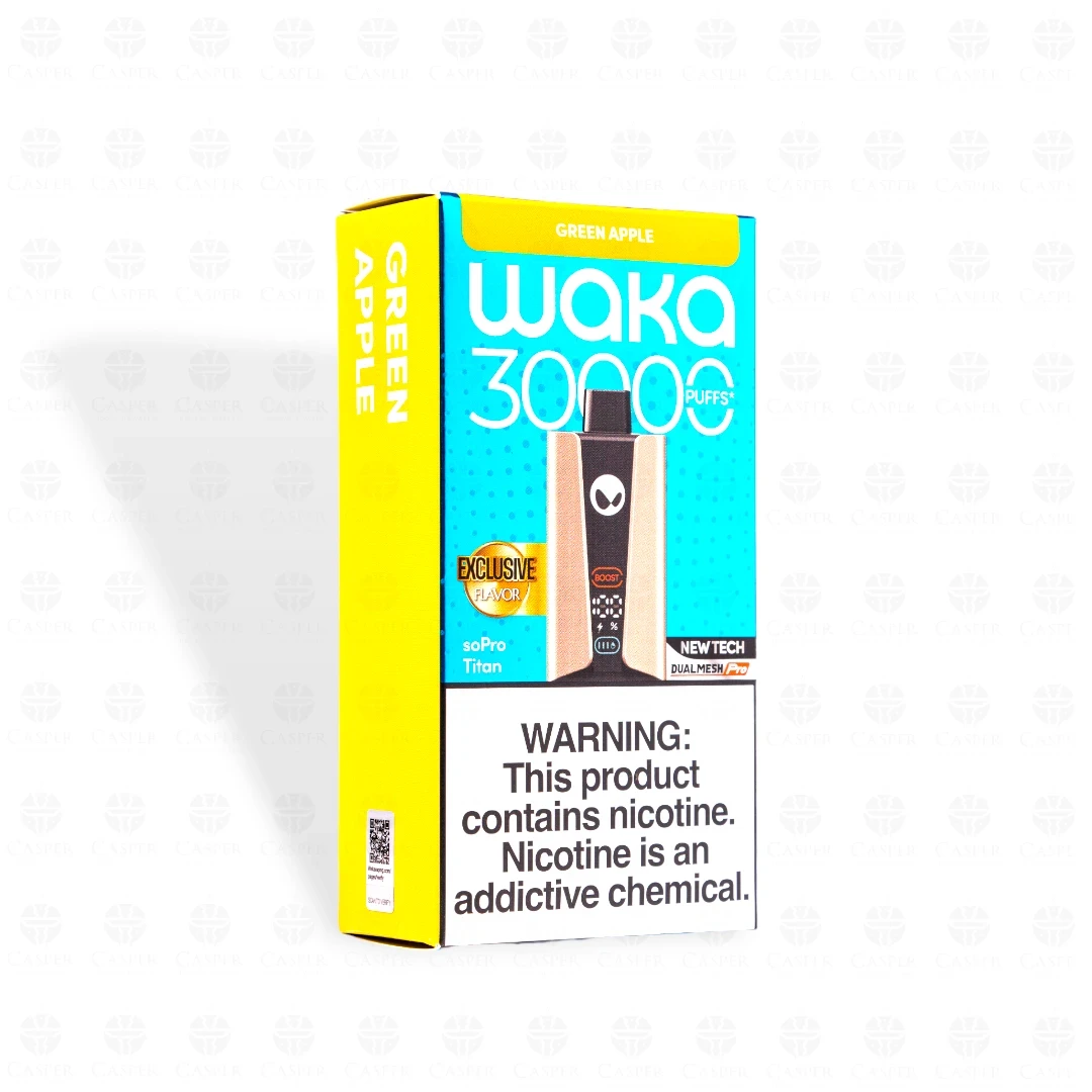 WAKA SOPRO 30,000 PUFF GREEN APPLE