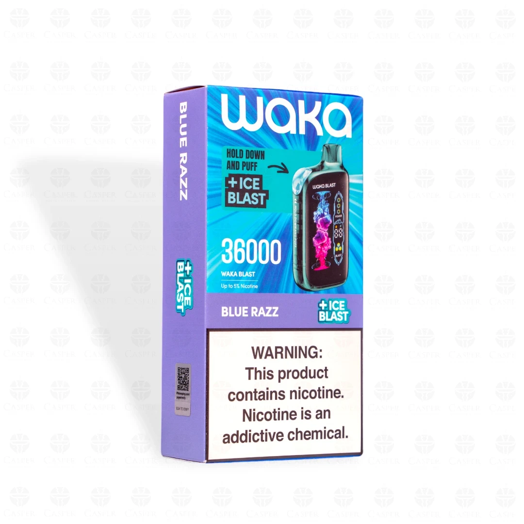 WAKA BLAST 36,000 PUFF BLUE RAZZ