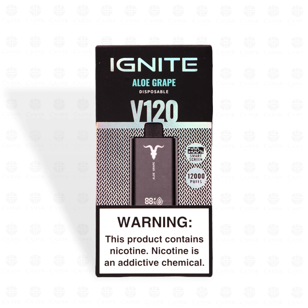 IGNITE BLACK V120 12000 PUFF ALOE GRAPE