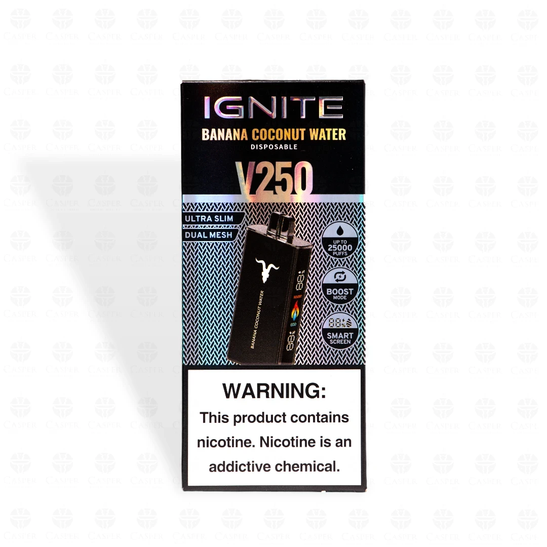 IGNITE BLACK V250 25000 PUFF BANANA COCONUT WATER