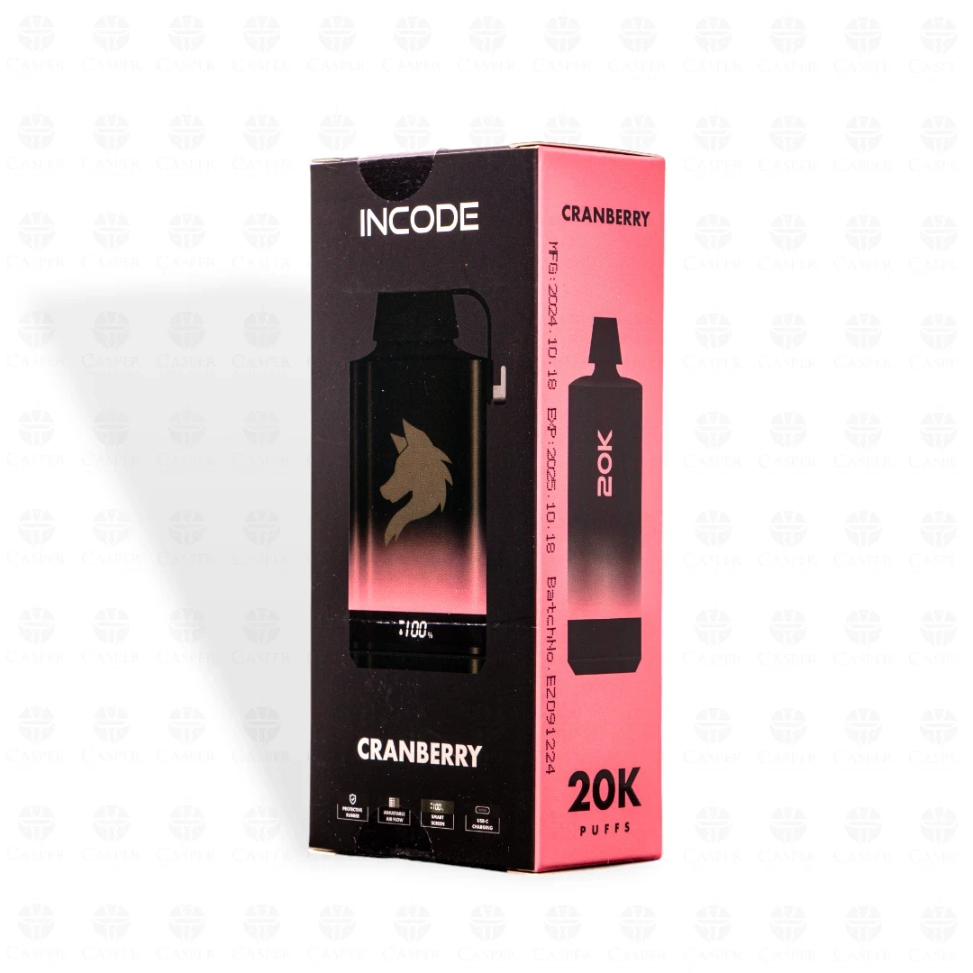 INCODE 20,000 PUFF CRANBERRY