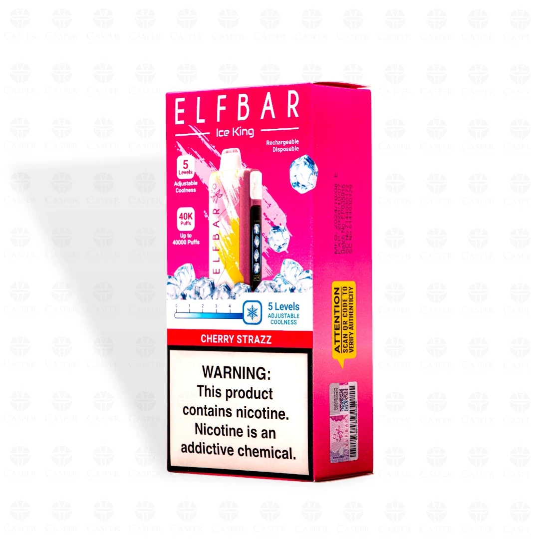 ELF BAR ICE KING 40,000 PUFF CHERRY STRAZZ