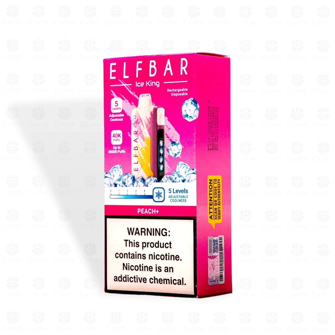 ELF BAR ICE KING 40,000 PUFF PEACH