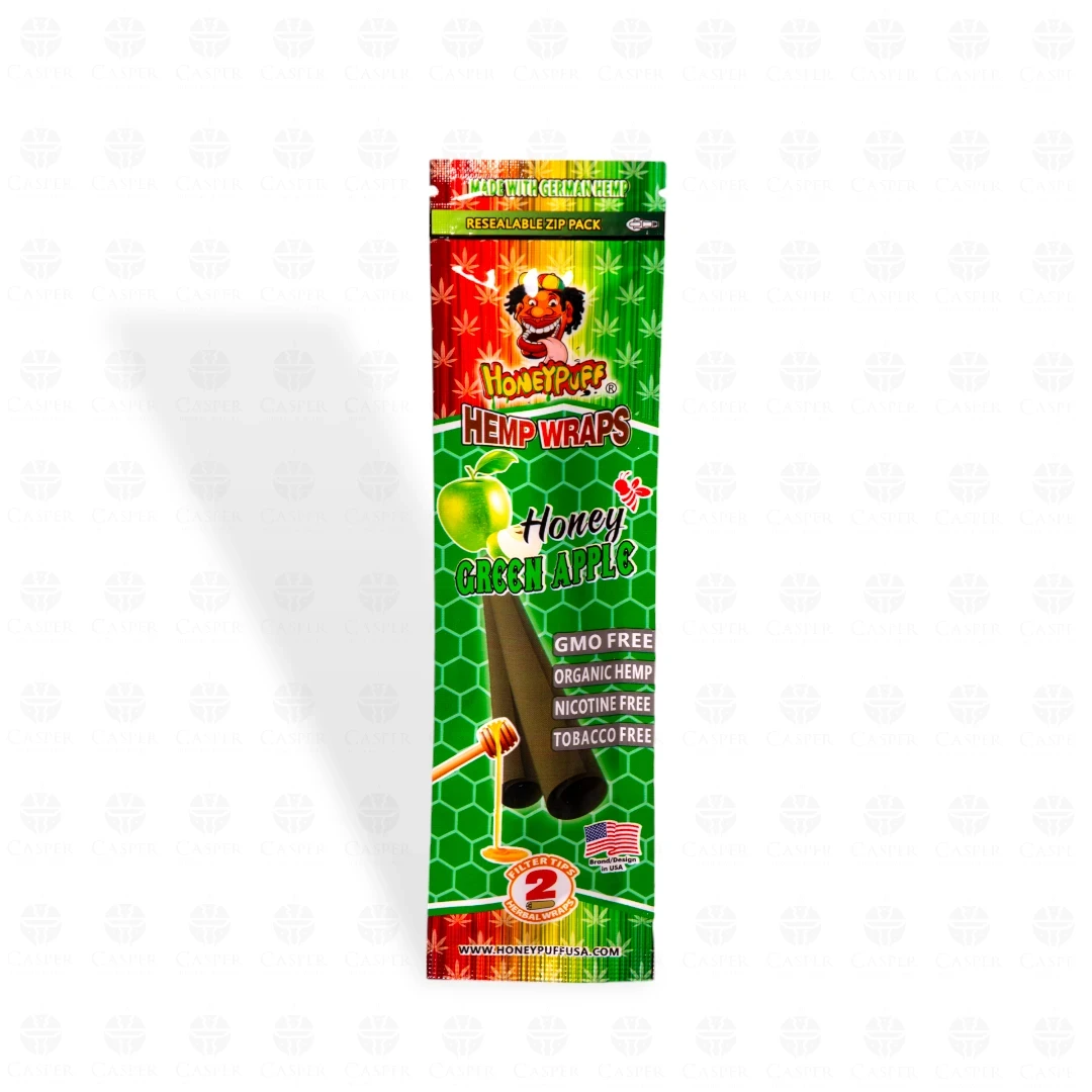 HONEYPUFF HONEY HEMP WRAPS (2X1) GREEN APPLE