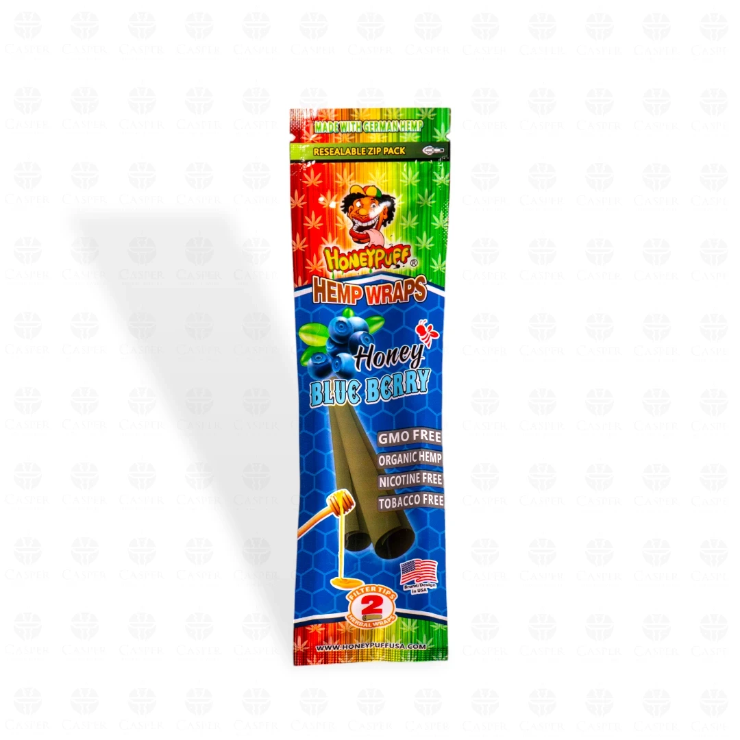 HONEYPUFF HONEY HEMP WRAPS (2X1) BLUE BERRY