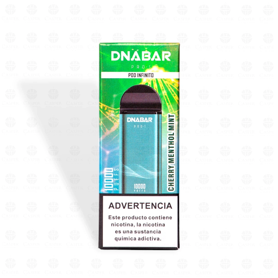 DNA BAR CARTUCHO 10,000 PUFF CHERRY MWNTHOL MINT