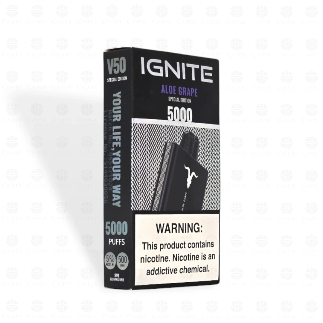 IGNITE 5000 PUFF ALOE GRAPE