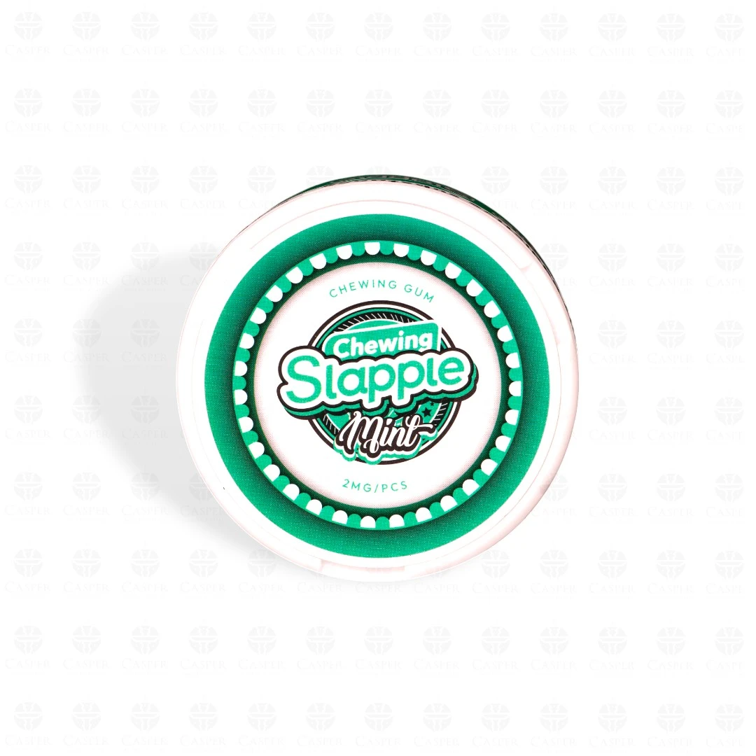 SLAPPLE NICOTINE CHEWING GUM 2MG-40PCS MINT