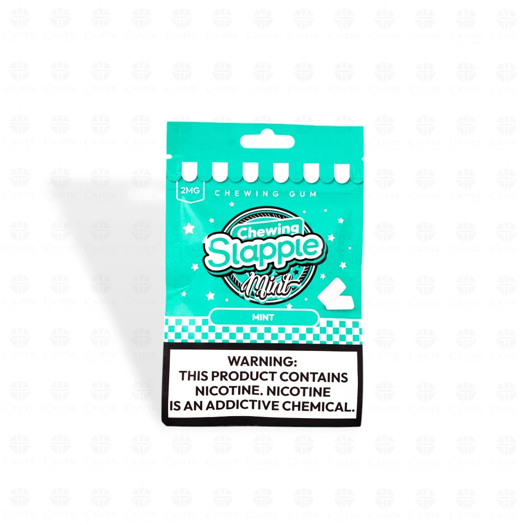 SLAPPLE NICOTINE CHEWING GUM 2MG-20PCS MINT