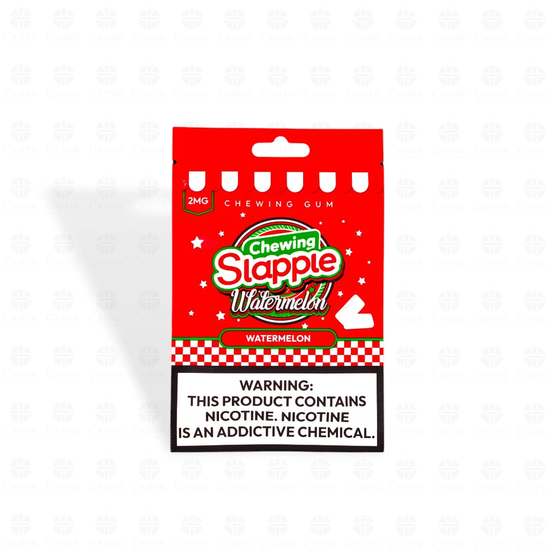 SLAPPLE NICOTINE CHEWING GUM 2MG-20PCS WATERMELON